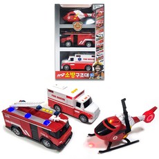世界流通 119 消防救援隊可動玩具組, 1套, 混合顏色