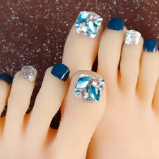 市集感性 珠寶足部美甲片 24p, 2個, no.12