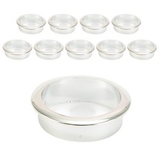 打孔孔蓋 銀色 60mm, 10個