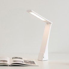 히트조명 책상 학습용 밝기조절 삼색변환 무선 접이식 LED 스탠드 G31160WH