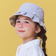 화이트샌즈 에어텍스쳐 여아용 셔링 버킷햇 마비니