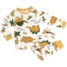 Maykids 童款恐龍世界30支棉長袖家居服套裝