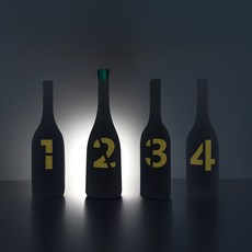 TREBIEN 葡萄酒盲飲品鑑專用酒套 4件組, 黃色, 1套