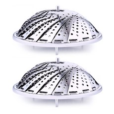 折疊式不鏽鋼蒸盤, 中號（26.5cm）, 2個