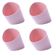 現代三角收納架, 粉紅色, 4個