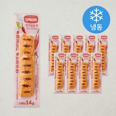 마니커에프앤지 단백한끼 닭가슴살바 핫스파이스 (냉동), 80g, 10개, 1개입