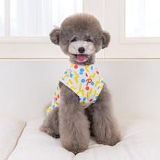 퍼피아 반려동물 꾸러기 래쉬가드 겸용 민소매 티셔츠, 화이트, 1개