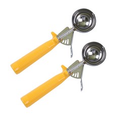 冰淇淋勺 20號, 黃色, 2個