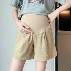 언헤브 솔리드 와이드 임부용 반바지