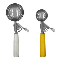 ZEUS 冰淇淋勺6號+20號套組, 白色（6號），黃色（20號）, 1組