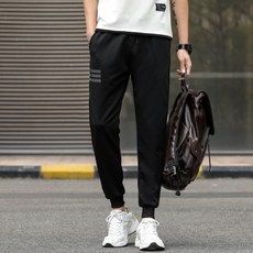 HAGEU 男士彈性縮口運動褲