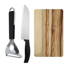 GENIAL Premium Swan 黑色炊具 3 件套 Q 型, 黑色 銀色