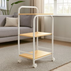 GAGU FEELING 多用途Rafa層架, 自然白, 3層