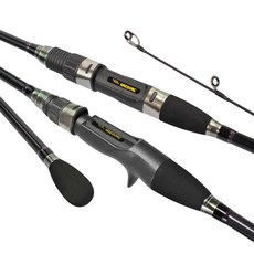 HAIDON 海東 Dark Star 淡水鱸魚路亞竿 S662M, 黑色