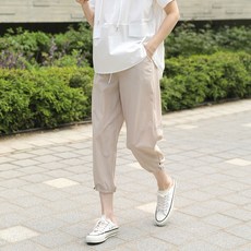 andstyle 女款A Cool抽繩束口鬆緊帶7分褲 262512