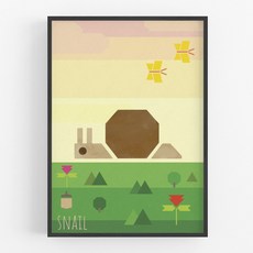 파스텔 그레이 스튜디오 A3 포스터, 달팽이