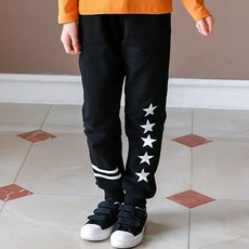 jackid 女童款星星雙線長褲