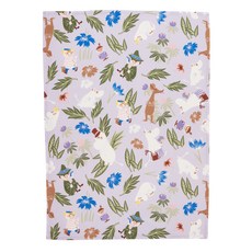 아라비아 무민 키친타월 50 x 70 cm, 퍼플, 1개