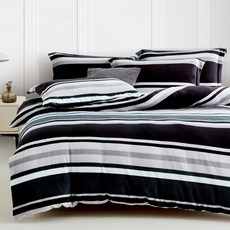 夢之語 法蘭絨床包兩用被套毯4件組