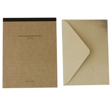 Dasol 牛皮紙橫線便條信紙組, 1個, 工藝