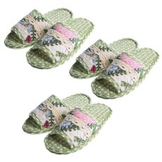 케이에스몰 더블패드 면실내화 MF181, 혼합색상, 3개