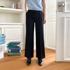 BBAEBBAE 女款後鬆緊帶彈性寬褲