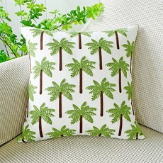 홈플로우 신선한 자연 향기 그린 쿠션커버