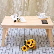 접이식 기숙사 좌식 테이블 60 x 30 x 28 cm, 우드