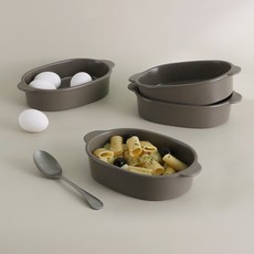 Bairim 焗烤盤, 4個, 深棕色