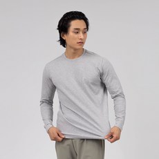 엘런아시 남성용 머슬핏 긴팔 티셔츠