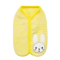DogDog 狗狗Bebetoki兔子背心 T恤, 黃色, 1個
