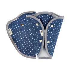 點點印花安全帶保護套+網眼安全帶保護套, 清海地圖, 1套