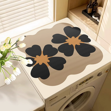 微笑滾筒洗衣機罩, 黑色花朵