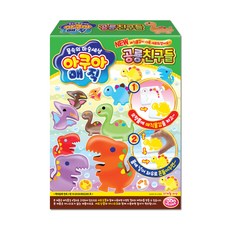 AQUA MAGIC 恐龍朋友們 魔法水彩, 混合顏色, 4色, 無