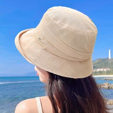 Sunbit 女款日常亞凡亞麻漁夫帽