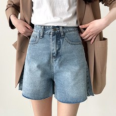 jalbba jean 女性休閒丹寧四分短褲