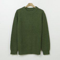 램스울 남성용 하찌 라운드 니트 T2713