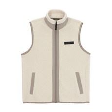 Rairog男款毛絨梭織布貼高領絨毛背心 MSSFLA65