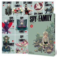 Spy Family 間諜家家酒 1~10集 官方韓文版, 鶴山文化社, 遠藤達哉 文/圖
