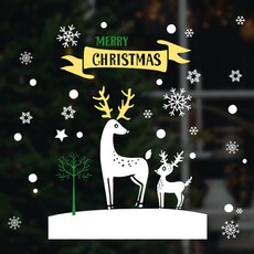 甜蜜空間 聖誕節窗戶貼紙, 08