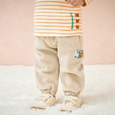 milkmile New Kids On 兒童保暖絲絨刷毛束口褲