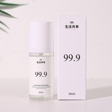 생활공유 뿌리는 휴대용 손소독제, 80ml, 10개