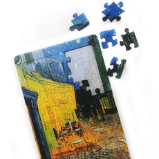 拼圖畫廊孝木板拼圖夜咖啡館露台 19 x 29cm, 1個, 35件