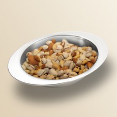 Dio2 304不鏽鋼杏仁盤, 銀色, 1個