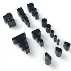 K-Marcus 皮革工藝造型打孔器 迷你鋼模 24件組, 1個, 單一顏色