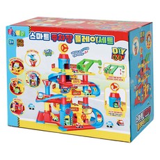 兒童玩具智慧停車場遊戲 90入組, 混合顏色