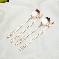 수타미 방짜유기 놋봄 물결거북 2벌 수저 세트, 숟가락 2p + 젓가락 2p, 1세트