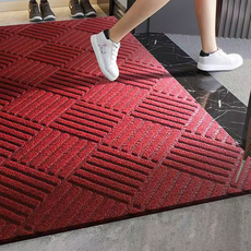 난리시스터즈 사무실 출입구 업소용 현관매트, 와인, 1개