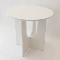 숲속애 홈카페 테이블 800mm, 화이트