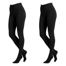 LEADER X 緊緻束腹 鋅石墨烯提臀熱塑褲襪/全足褲襪 2雙組 台灣製